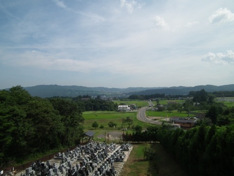 上から見た風景