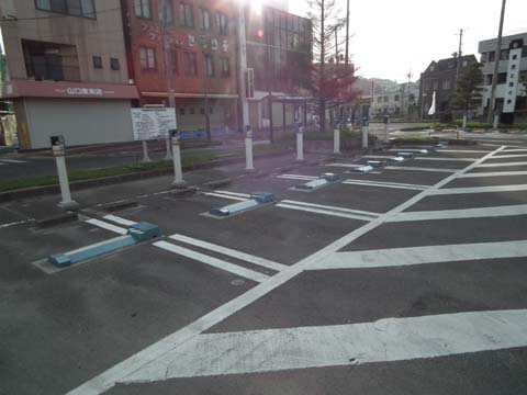 JR本塩釜駅前のコイン駐車場