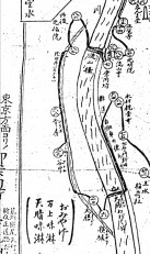 江戸川八十八ヶ所三郷市内略図