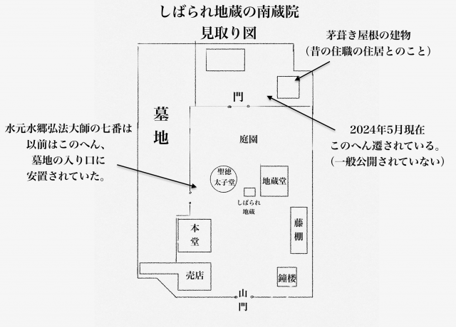 南蔵院見取り図（水郷）